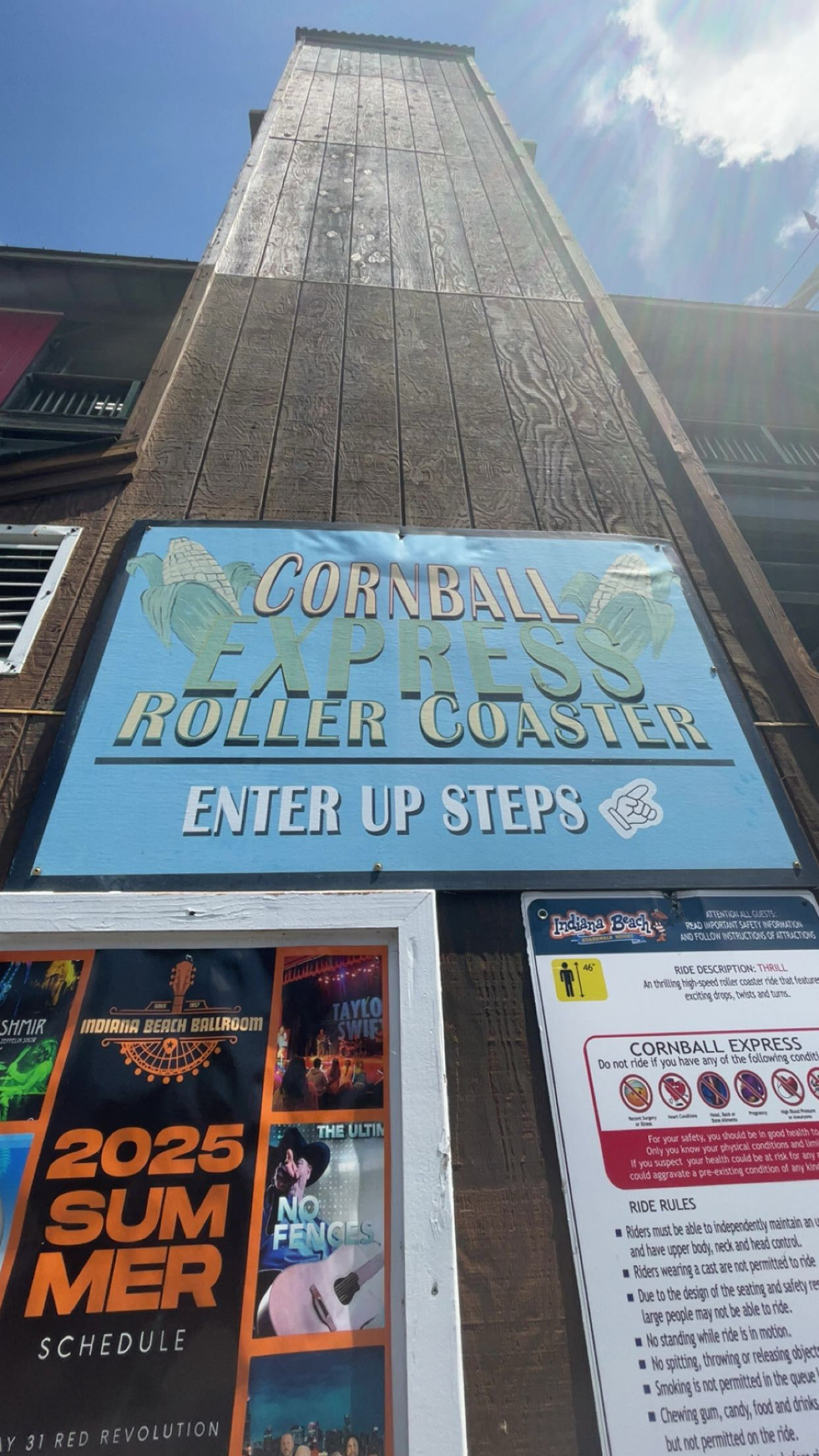 Cornball Express Sign